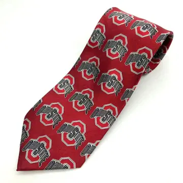 새상품 오하이오 주립대학 넥타이 NCAA OHIO STATE 버키아이즈