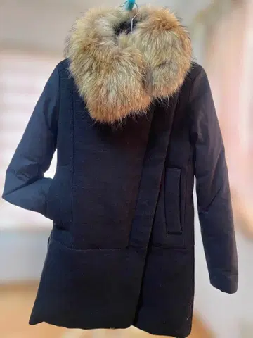 MERCURYDUO 블랙 다운 자켓