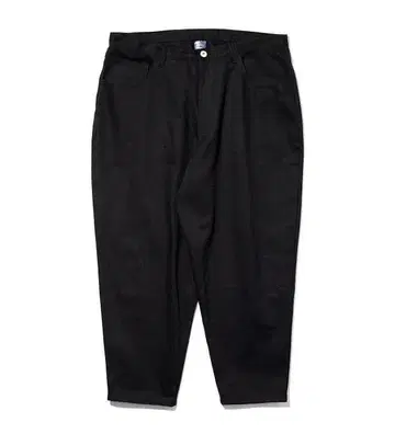 APPLEBUM LOOSE COLOR TAPERED PANTS BK L