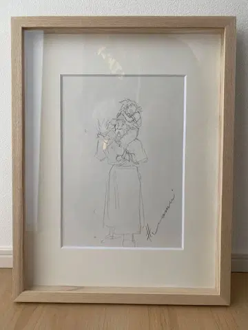 후지와라 카무이 선생님 화업 45주년 로토텐 개장 판매 한정판 직필화