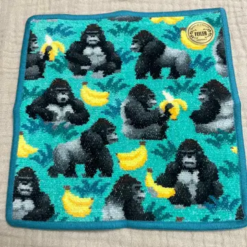 FEILER 고릴라 패턴 손수건