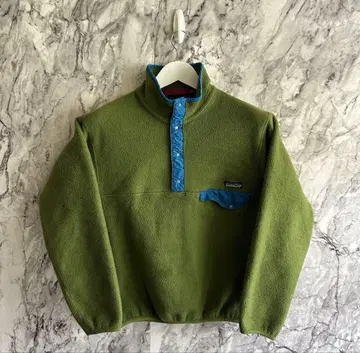 90s 파타고니아 신틸라 스냅t S 자메이카산 그린 꾀꼬리