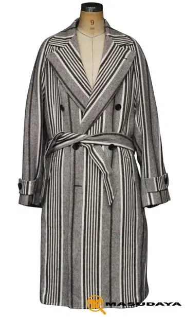 티토 알레그레트 더블 벨티드 코트 알파카 혼방 #48 [ 새상품급 ]