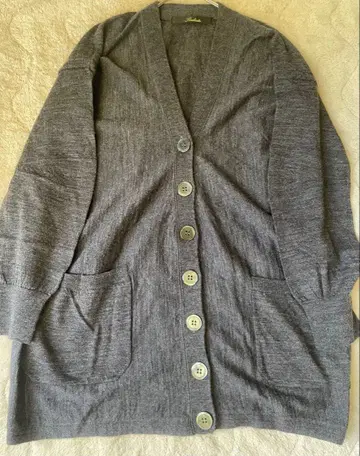 Radiate 라디안트 그레이 울 롱 가디건 야마다야