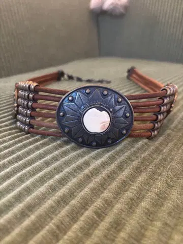 미국 구매 빈티지 메탈 버클 벨트