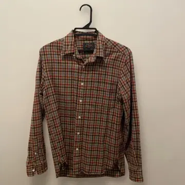 BEAMS 체크 무늬 플란넬 셔츠 S