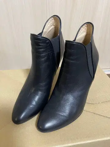 파비오 루스코니 부츠 블랙 36 가죽 FABIORUSCONI