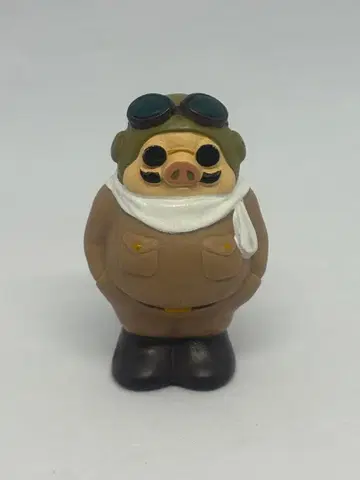 지브리 동동이 공화국 붉은 돼지 손가락 인형 포르코 미니 피규어