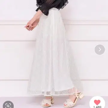 apres jour 모듬 플레어 스커트