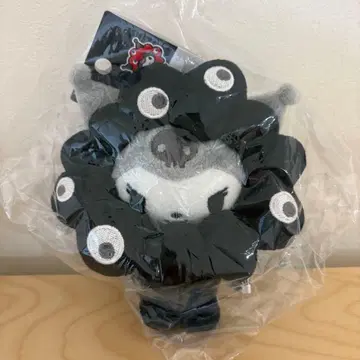 미야쿠미야쿠 블랙 봉제 인형 쿠로미 카라비너 산리오 만박