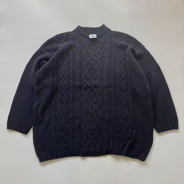 USED laura ashley 케이블 니트 L