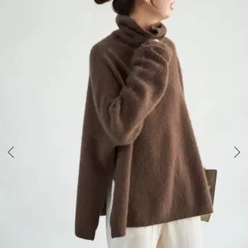 새상품 스픽스 폭스 울 믹스 롱 리브 터틀 풀오버