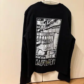 Mrs. GREEN APPLE 롱 슬리브 T셔츠 바벨의 탑 M