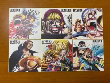 원피스 제일복권 명장면 색지 6매 세트 스탠드 포함