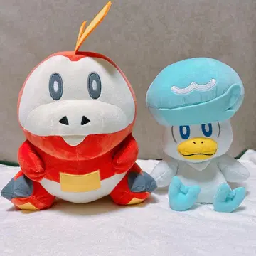 포켓몬스터 메챠모후굿토 봉제 인형 뜨아거(호게타) 꾸왁스