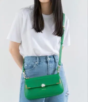 [ 24시간 이내 발송 ] PAUL & JOE 그린 숄더백