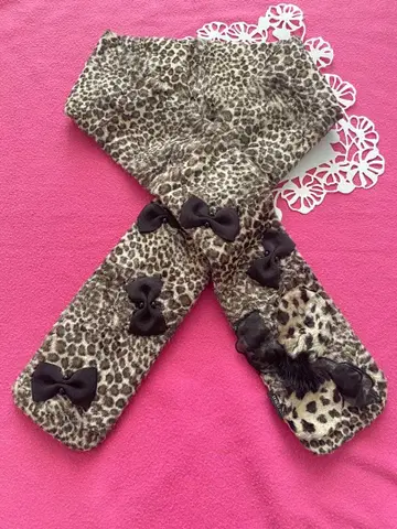 사엘라 trictrac 머플러 레오파드 무늬