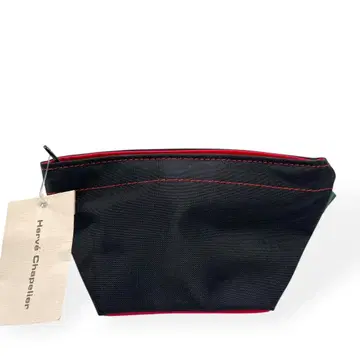 미사용 Herve Chapelier 에르베샤 펠리에 나일론 보트형 파우치