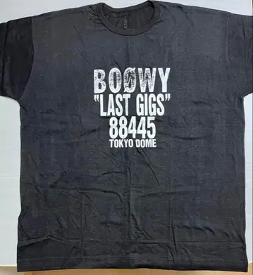 boowy 티셔츠 BOOWY LAST GIGS 88445 도쿄돔