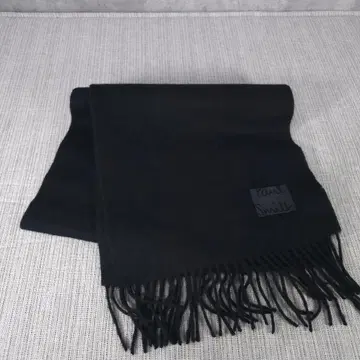 컨디션 최상 Paul Smith 캐시미어 혼방 머플러 최근 모델 블랙