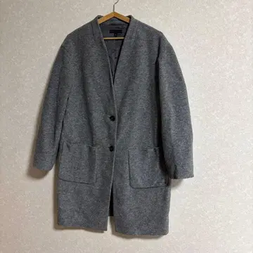 유니클로 그레이 롱 코트 XL 사이즈