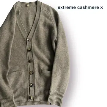 Extreme cashmere 가디건 울 두꺼운 루즈한 사이즈