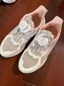 핑크/베이지 스니커즈