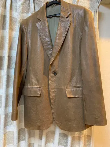 윈드아머 니치와 레더 자켓 테일러드 양가죽 XL