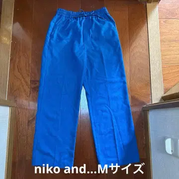 niko and - 파란색 와이드 팬츠 스트레이트