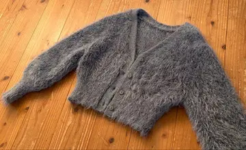 natural beauty basic 그레이 니트 가디건 사이즈 FR