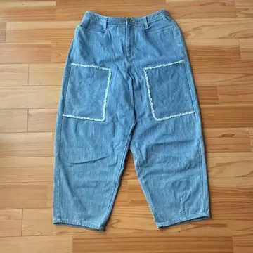 센소유니코 데님 와이드 팬츠