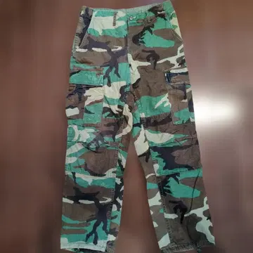카모플라쥬 카고 팬츠 멀티 포켓 구제 의류