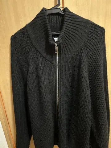 UNITEDARROWS 더블 지퍼 하이넥 니트