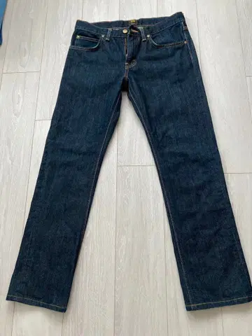 리 X 빔즈 스트레이트 청바지 30인치