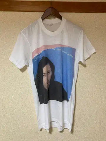 [레어 빈티지] 마츠바라 미키 stay with me 로고 티셔츠