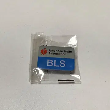 American Heart Association BLS 핀 배지