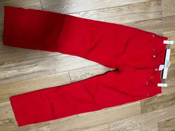XLARGE 레드 치노 팬츠