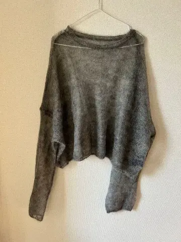 Spick and Span 그레이 오버 사이즈 니트