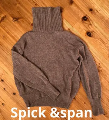 [ Spick & Span ] 니트 울 캐시미어 브라운