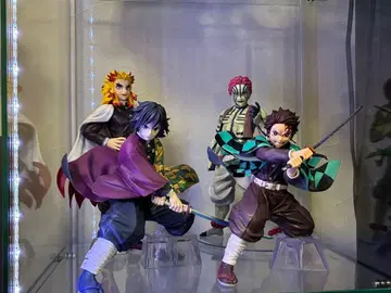 제일복권 귀멸의 칼날 탄지로 렌고쿠 기유 아카자 피규어