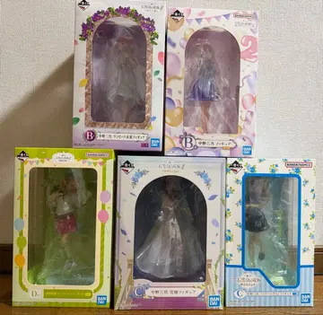 5등분의 신부 피규어 제일복권 나카노 미쿠 네잎 니노