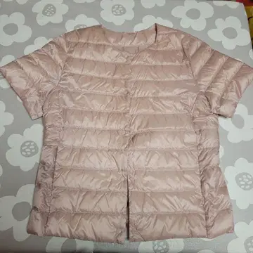 UNIQLO 울트라 라이트 다운 핑크 반팔
