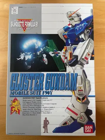 CLUSTER GUNDAM F90Y 조립 완료 / 정크 ]