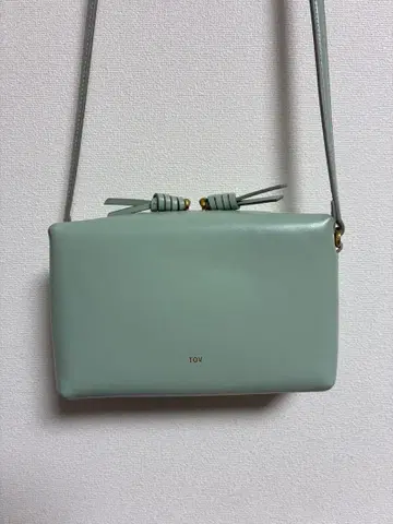 TOV 민트 그린 숄더백