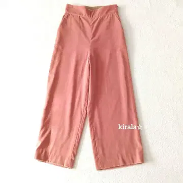 Ballsey 보르지 벨로아 벨벳 팬츠 살몬 핑크