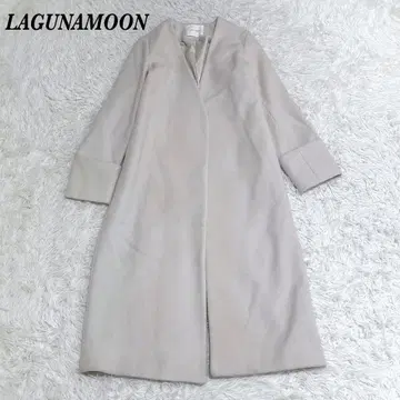 [ 새상품급 ] LAGUNAMOON 울 롱 기장 코트 S 아이보리