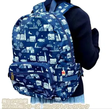 지브리 굿즈 마녀 배달부 키키 코리코 마을 시리즈 컴팩트 백팩