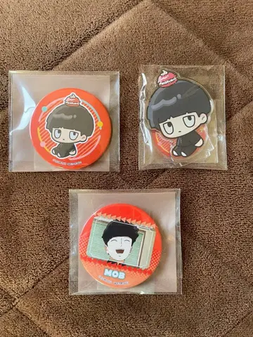 몹사이코 100 카게야마 시게오 프리롤 캔뱃지 아크릴 스탠드 세트