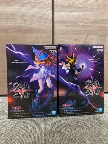 유희왕 전광절경 블랙 매지션 걸 & 어둠의 유희 피규어 세트