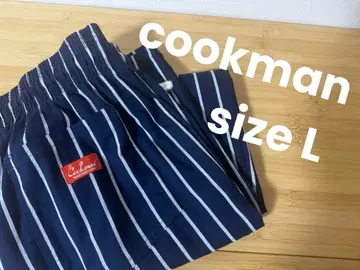 cookman 셰프 팬츠 스트라이프 이지 팬츠 L